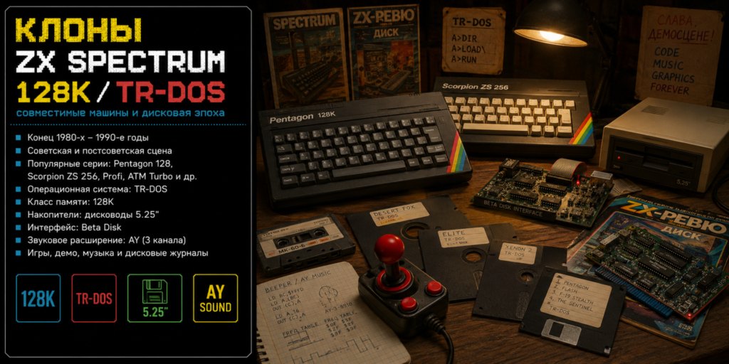 Клоны ZX-Spectrum 128k (TR-DOS)