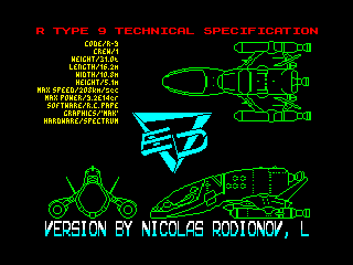 R-Type 1988 ZX-Spectrum