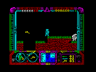 Soldier of Fortune gamaplay (ZX Spectrum)